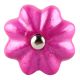 Solid Neon Pink Melon Ceramic Wine Stopper